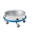 Pedigo Products. Basin Sponge Receptacle 8.5Qt Ss Rnd 16-1/2X7-1/2 Slvr W/ Bmpr Ea - P-1025-SS