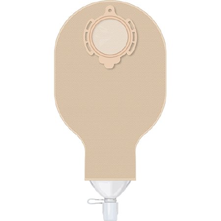 B. Braun Flexima 3S High Flow Ostomy Pouch Two-Piece System 12 Inch Length Drainable - 933055NA