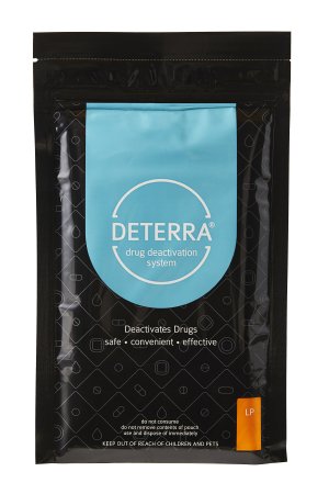 Verde Environmental Technologies Deterra Drug Disposal Pouch Large, 90 Pill or 12 Patch or 12 oz. Liquid Capacity - 86458300032