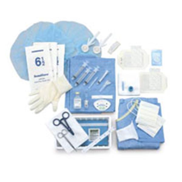 Medical Action Industries Kit Vascular With Vinyl Gloves/Basin 5-1/8X6-1/2" 20/Ca - 61543