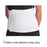 DJO Binder Compression Procare Abdominal Cotton/Elastic 4Pnl Wht Size 12" Small 6/Pk - 79-99440