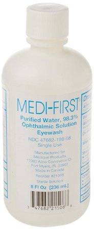Medi-First - Eye Wash 8 oz. Eye Drops - 21508