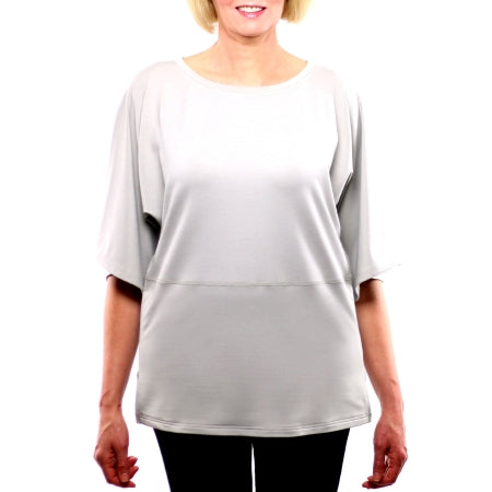 Authored - Kimono Top 2X-Large Taupe Heathered Female - WTKSZ0621