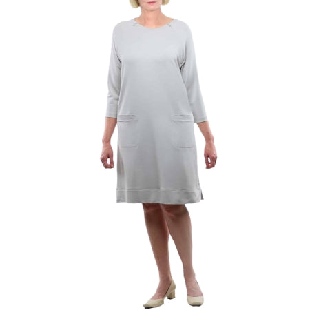 Narrative Apparel - Dress 3/4 Raglan Sleeve Heather Taupe Small - WDBDZ0221