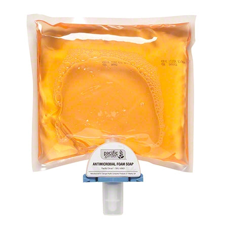 Georgia Pacific Pacific Garden Antimicrobial Soap Foaming 1,200 mL Dispenser Refill Bag Pacific Citrus Scent - 43821