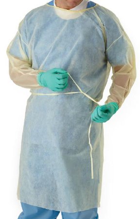 Classic Cover - Protective Procedure Gown X-Large Yellow NonSterile Not Rated Disposable - CRI4001