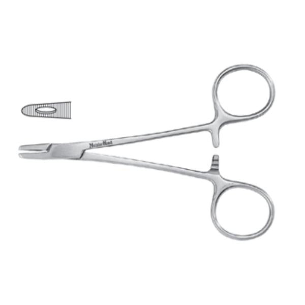 Miltex-Integra Holder Needle Derf Meister-Hand 4-3/4" Stainless Steel Ea - MH8-4