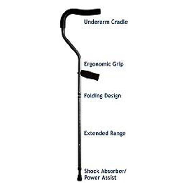 Millennium Medical Crutch Aluminum 6Pr/Ca - CSMWD5600