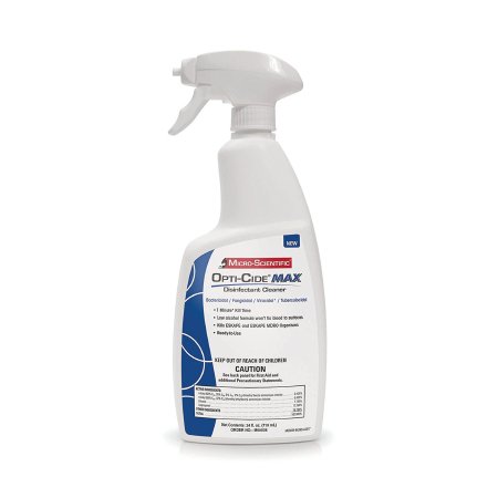 Opti-Cide Max - Surface Disinfectant Cleaner Alcohol Based Pump Spray Liquid 24 oz. Bottle Alcohol Scent NonSterile - M60036