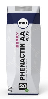 Cambrooke Therapeutics Phenactin AA Plus PKU Oral Supplement Berry Flavor 8.5 oz. Carton Ready to Use - 37005
