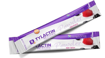 Cambrooke Therapeutics Tylactin RESTORE Tyrosinemia Oral Supplement Berry Flavor 0.7 oz. Individual Packet Powder - 55001