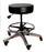 Brandt Industries STOOL, EXAM PNEUMATIC HEIGHT ADJ 5CASTERS BLK 16" 400LB CAP - 17431-FR BLACK