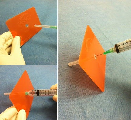 Sandel Medical Industries CARD, SAFETY SYRINGE GUARD-IT STR 3"X4" (100/CS) - 2280