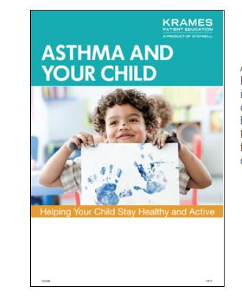 Krames - Patient Booklet Asthma and Your Child - 12248