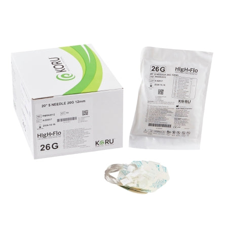 HIgH-Flo5 - Sub-Q Infusion Set 5 X 26 Gauge 12 mm 20 Inch Tubing Without Port - RMS52612