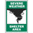 Uline - Wall Sign Directory Sign Severe Weather Shelter Area - S-21755P