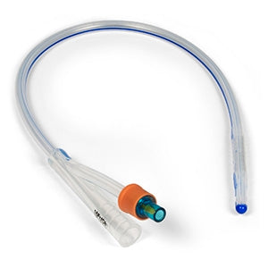 Dynarex - Foley Catheter 2-Way Standard Tip 5 to 10 cc Balloon 12 Fr. Silicone - 5074
