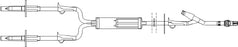 ICU - Primary IV Administration Set 60 Drops / mL Drip Rate 129 Inch Tubing 4 Ports - B9359