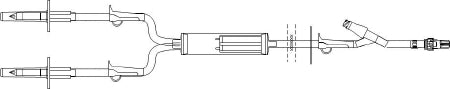 ICU - Primary IV Administration Set 60 Drops / mL Drip Rate 129 Inch Tubing 4 Ports - B9359