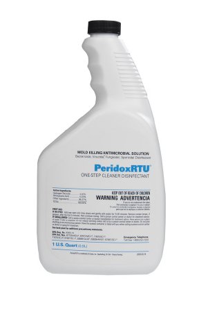 Contec PeridoxRTU - Surface Disinfectant Cleaner Peroxide Based Manual Pour Liquid 32 oz. Bottle Vinegar Scent NonSterile - 19084304