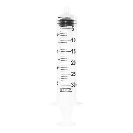 SOL-M - General Purpose Syringe 30 mL Individual Pack Luer Lock Tip Without Safety - 180030