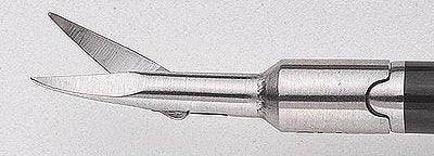 Sklartech 5000 - Laparoscopic Scissors 33 cm OR Grade Stainless Steel NonSterile Curved Sharp Tip / Sharp Tip - 31-9025