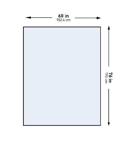 McKesson McKesson General Purpose Drape Large Reverse Fold Drape Sheet 60 W X 76 L Inch Sterile - 183-I80-12408-S