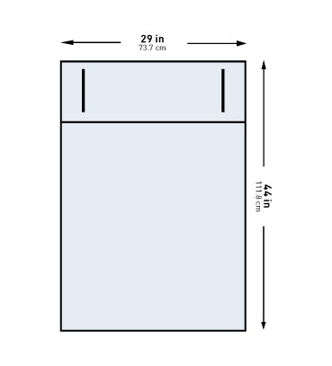 McKesson McKesson Obstetrics / Gynecology Drape Under Buttocks Drape 29 W X 44 L Inch Sterile - 183-I80-14108-S