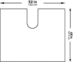 McKesson - Orthopedic Drape Impervious U-Drape 52 W X 48 L Inch Sterile - 183-I80-09192-S