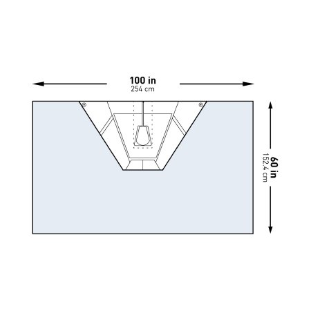 McKesson - Orthopedic Drape Heavy-Duty Shoulder Arthroscopy Drape 100 W X 60 L Inch Sterile - 183-I80-09172-S