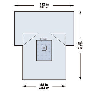 McKesson - Orthopedic Drape Heavy-Duty Lower Extremity Drape 114 W X 88 W X 126 L Inch Sterile - 183-I80-09152G-S