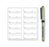 Precision Dynamics PDC Pre-Printed Label Anesthesia Label Date____ Int.__ White 4-1/4 X 4-1/2 Inch - STER-39