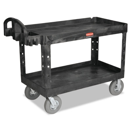 Rubbermaid - Utility Cart Structural Resin 26 X 55 X 33-1/4 Inch Black - RCP4546BLA