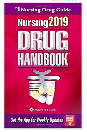 Anatomical Chart Company Book Nursing 2019 Drug Handbook Wolters Kluwer - 9781975109264