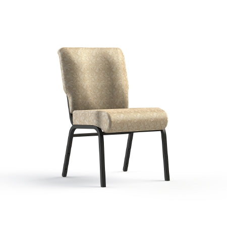 ComforTEK Seating Inc CHAIR, DINNING TITAN ARMLESS WIDE WHT PINE/WHT PINE 20" - 801-20-5603-5603