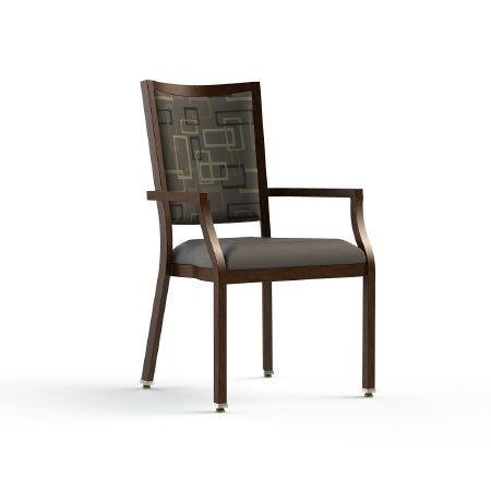 ComforTEK Seating Inc CHAIR, DINNING CONTESSA 100 ARMED STEEL/STRATUS D/S - CTS100-1F10-5599-5475