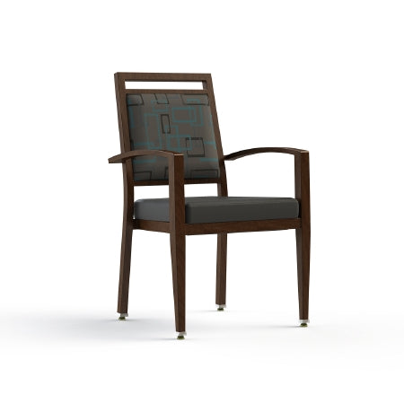 ComforTEK Seating Inc CHAIR, DINNING CONTESSA 300 ARMED SPA/GRAPHITE 38" - CTS300-1F10-5600-5597