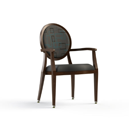 ComforTEK Seating Inc CHAIR, DINNNING CONTESSA 200 ARMED SPA/GRAPHITE 38" - CTS200-1F10-5600-5597
