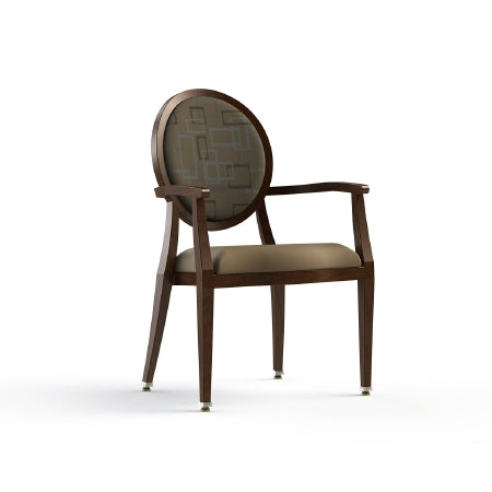 ComforTEK Seating Inc CHAIR, DINNNING CONTESSA 200 ARMED MOCHA/BALSA 38" - CTS200-1F10-5601-5598