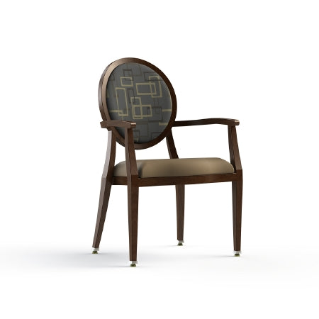 ComforTEK Seating Inc CHAIR, DINNNING CONTESSA 200 ARMED LAPIS/BALSA 38" - CTS200-1F10-5602-5598