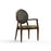 ComforTEK Seating Inc CHAIR, DINNNING CONTESSA 200 ARMED LAPIS/BALSA 38" - CTS200-1F10-5602-5598