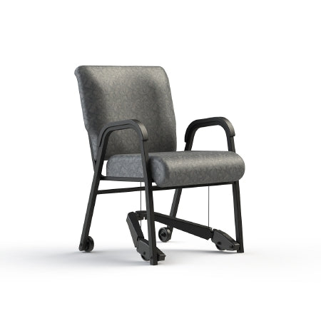 ComforTEK Seating Inc CHAIR, DINNING TITAN W/MOBIL ASSIST SLVR/SLVR 22" - 841-22-5596-5596-REZ