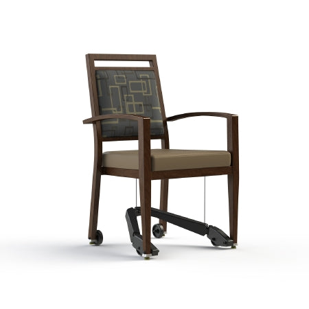 ComforTEK Seating Inc CHAIR, DINNING CONTESSA 300 ARMD W/MOBILE ASSIST LAPIS/BALSA - CTS300-1F10-5602-5598-REZ