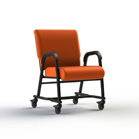 ComforTEK Seating Inc CHAIR, DINNING W/CASTER BARIATRIC TANGERINE/TANGERINE 22" - 841CAS-22-5430-5430-SH20