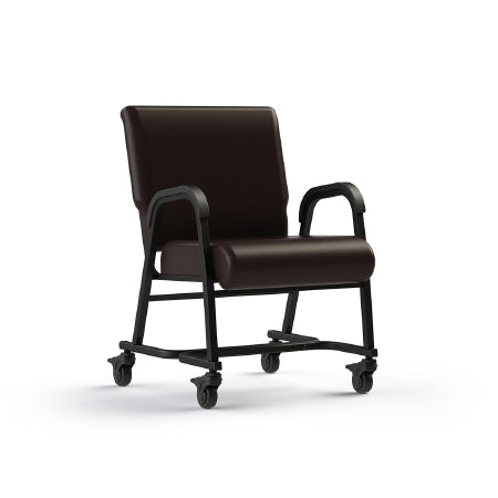 ComforTEK Seating Inc CHAIR, DINNING W/CASTER BARIATRIC ROOTBEER/ROOTBEER 22" - 841CAS-22-5435-5435-SH20