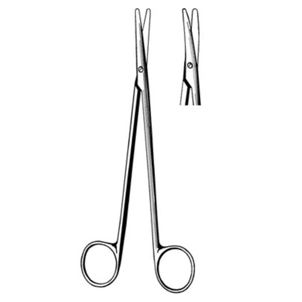 Sklar Instruments Scissors Dissecting Metzenbaum Surgi-Or 7" Blunt/Blunt Smooth Curved Ss Ea - 95-340