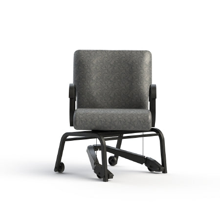 ComforTEK Seating Inc CHAIR, DINNING TITAN SWIVEL W/MOBILE ASSIST SLVR/SLVR 22" - 841SWL-22-5596-5596-REZ