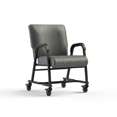 ComforTEK Seating Inc CHAIR, DINNING TITAN W/CASTER BARIATRIC SLVR /SLVR 22" - 841CAS-22-5596-5596-SH20
