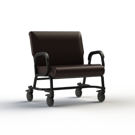 ComforTEK Seating Inc CHAIR, DINNING BARIATRIC W/CASTER ROOTBEER/ROOTBEER 30" - 941CAS-30-5435-5435