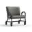 ComforTEK Seating Inc CHAIR, DINNING BARIATRIC W/CASTER SLVR/SLVR 30" - 941CAS-30-5596-5596